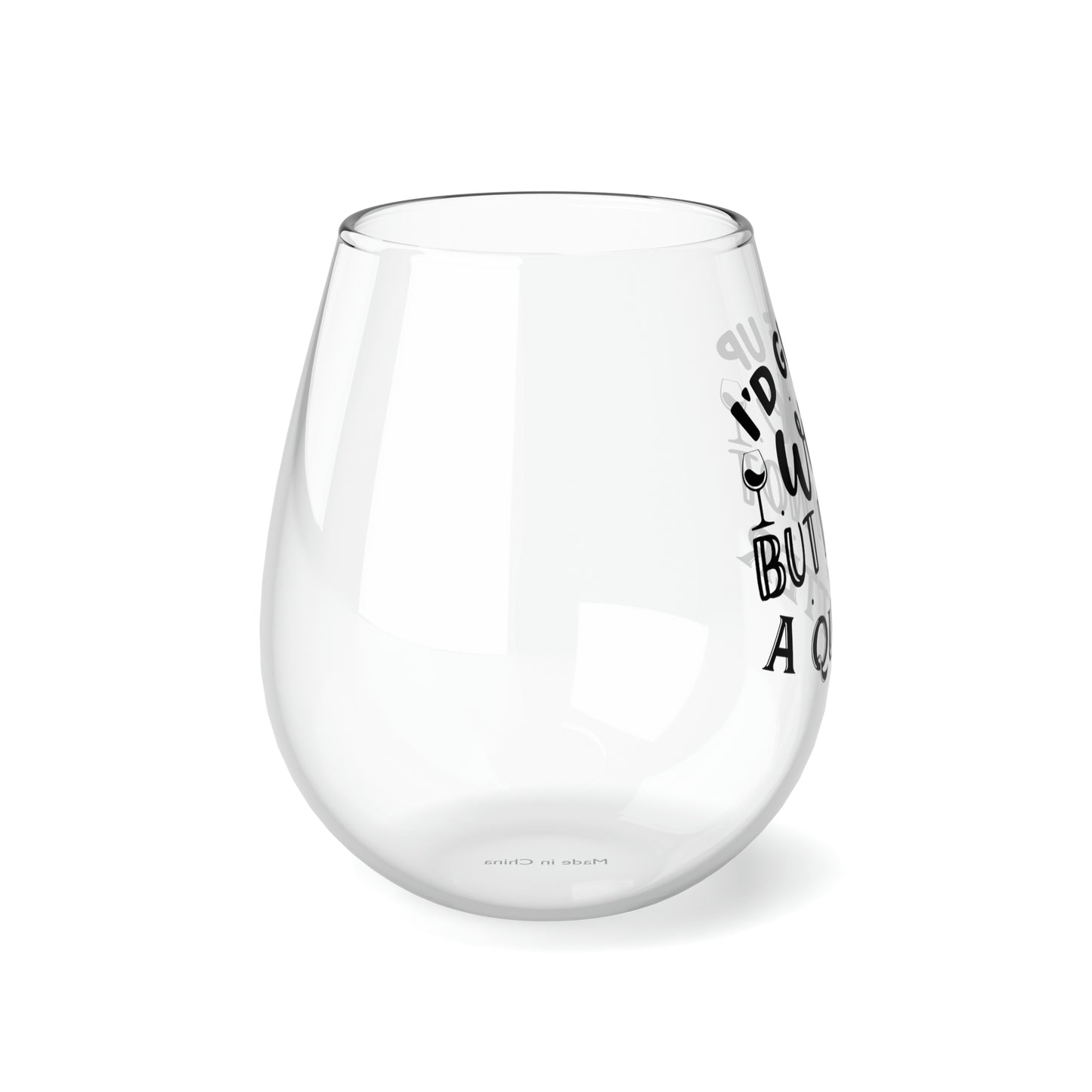 Stemless Wine Glass, 11.75oz