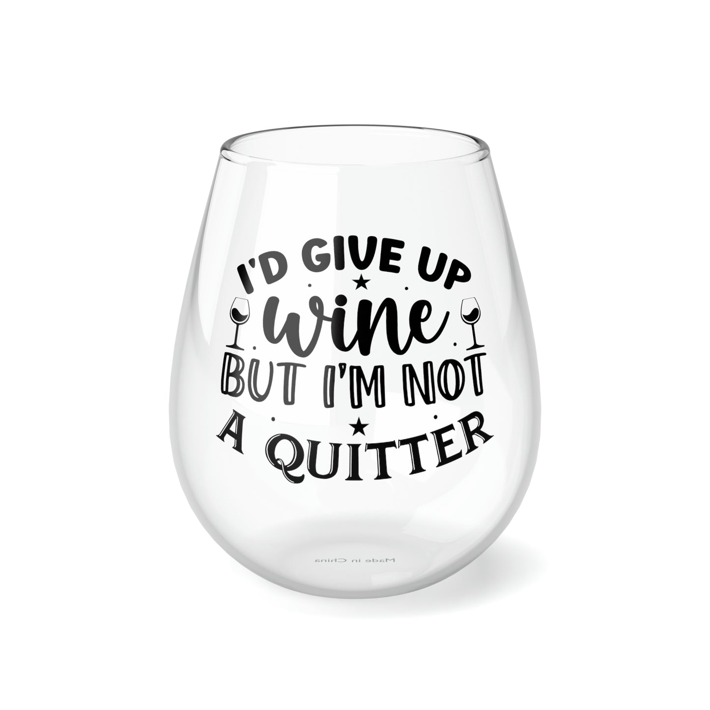 Stemless Wine Glass, 11.75oz