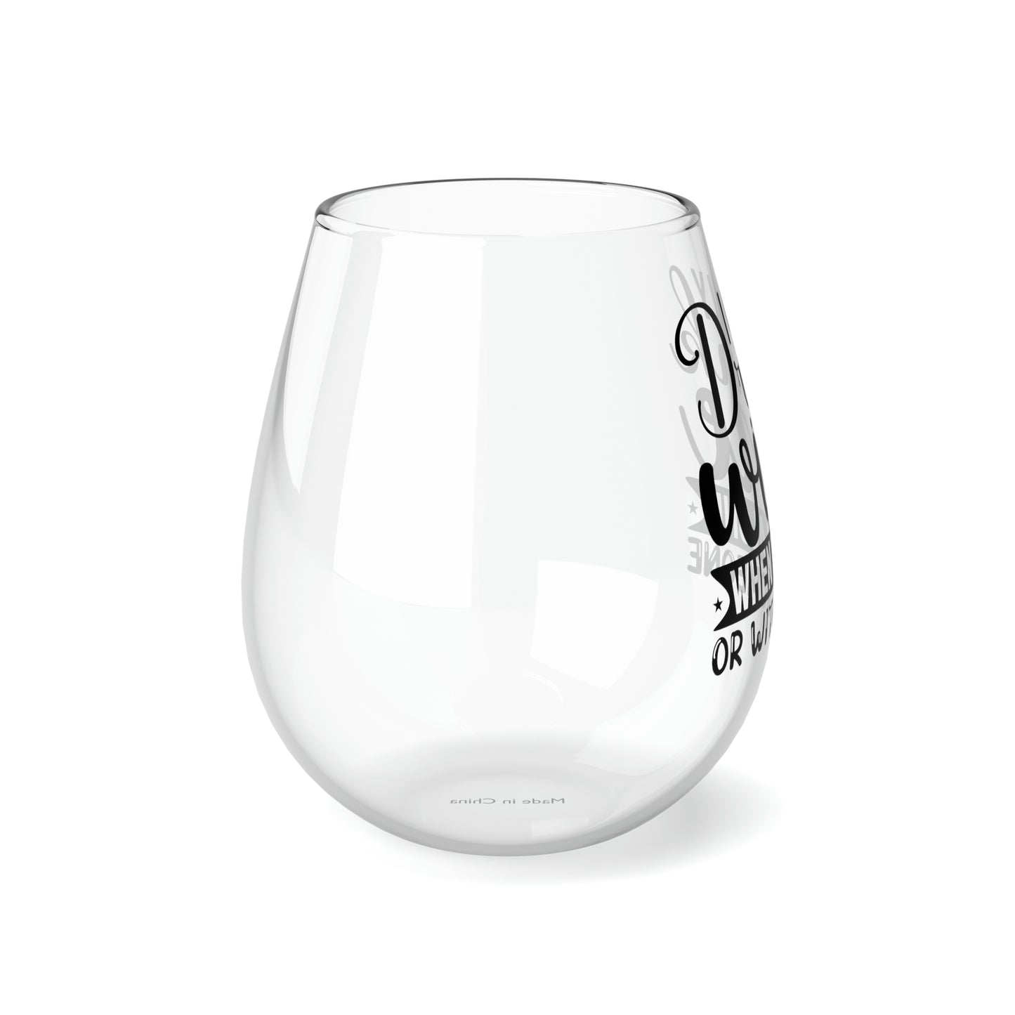 Stemless Wine Glass, 11.75oz