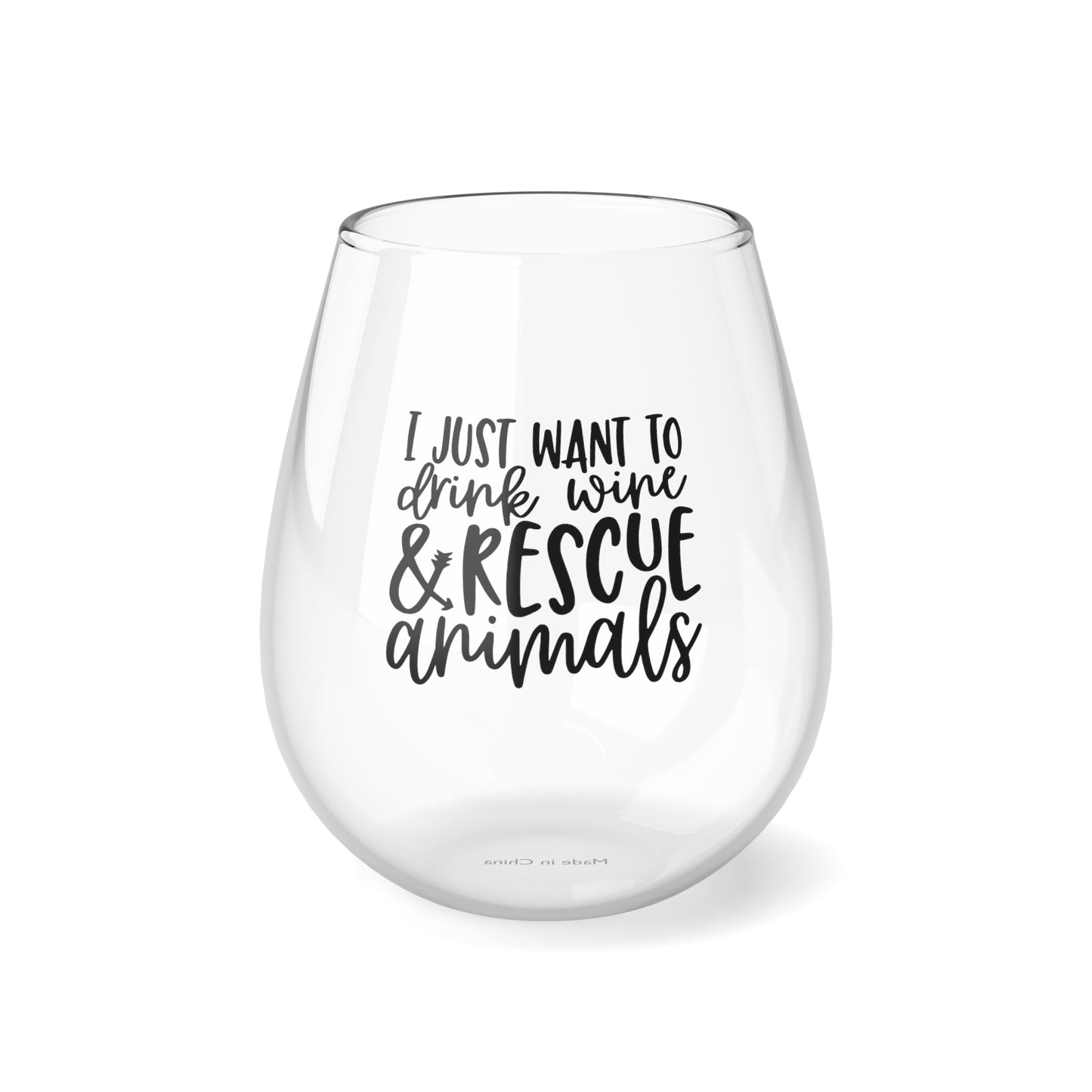 Stemless Wine Glass, 11.75oz