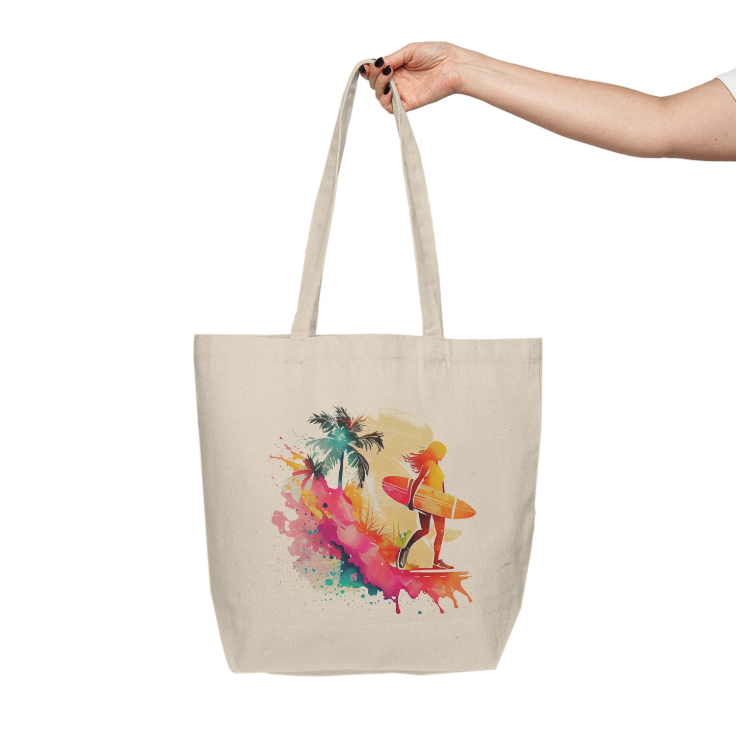 Canvas Shopping Tote