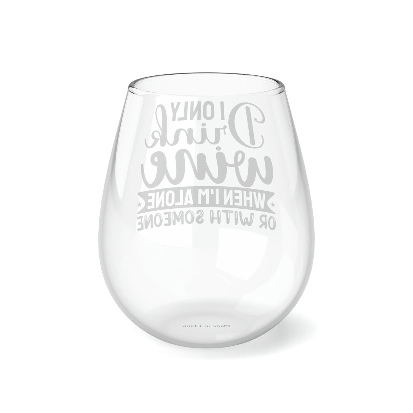 Stemless Wine Glass, 11.75oz