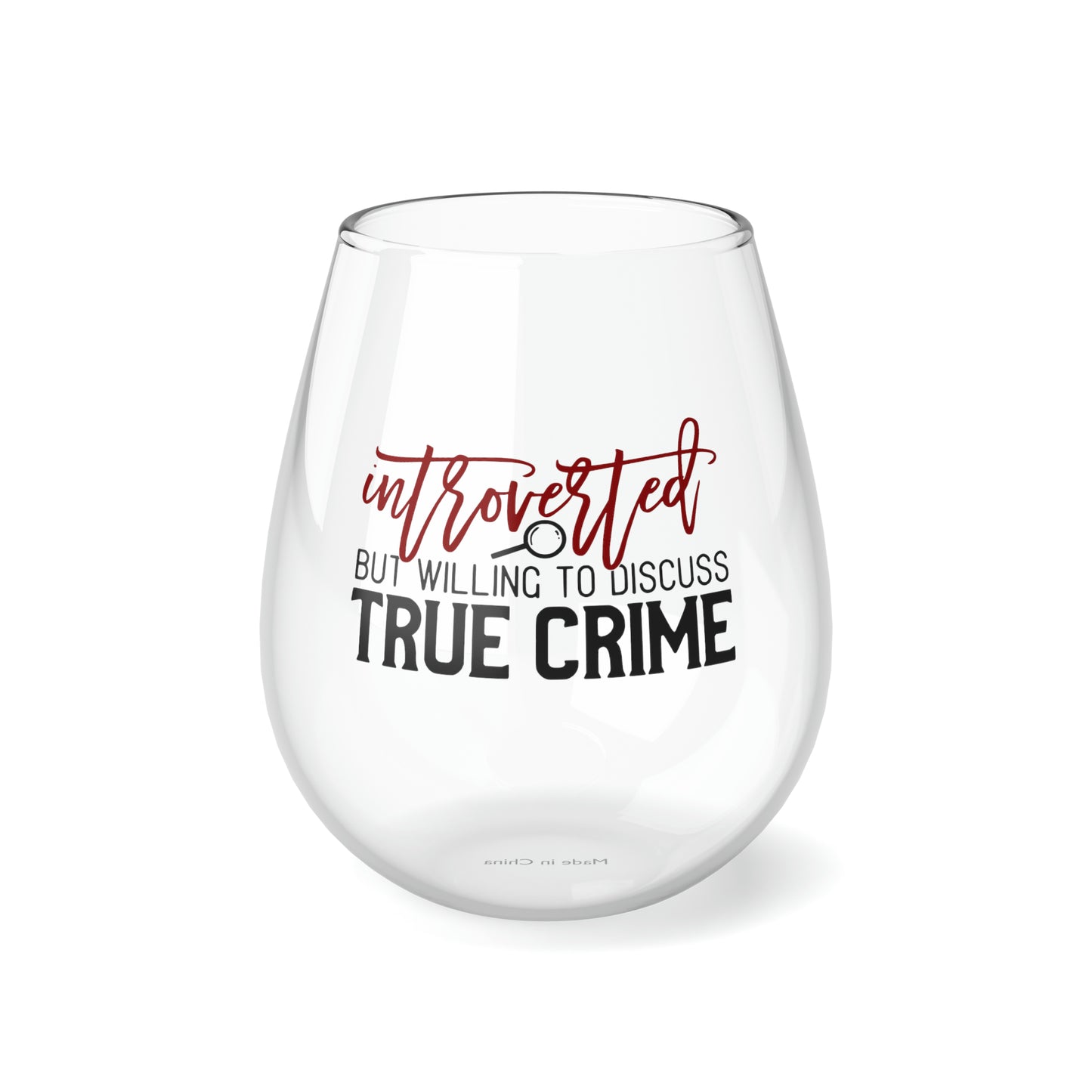 Stemless Wine Glass, 11.75oz