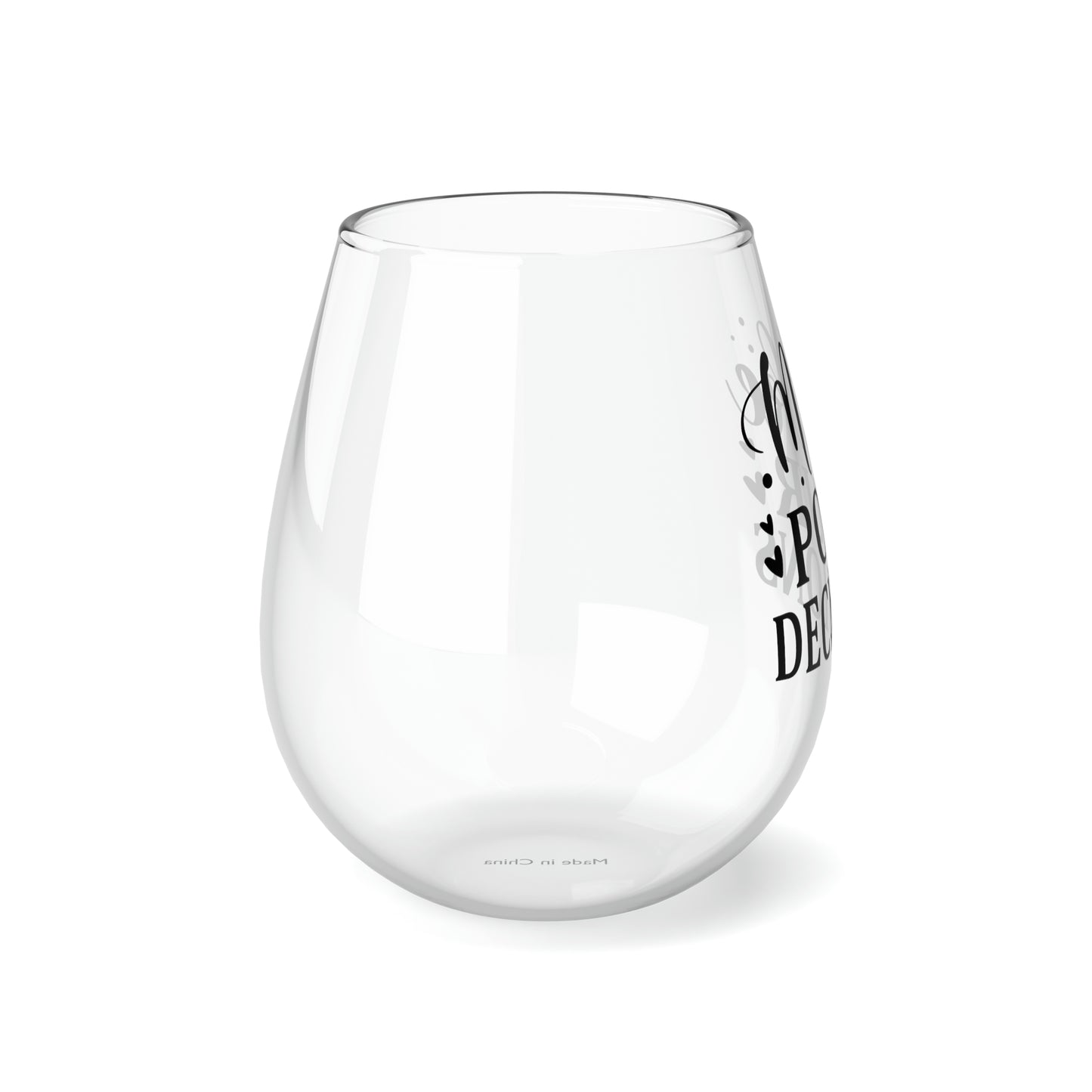 Stemless Wine Glass, 11.75oz