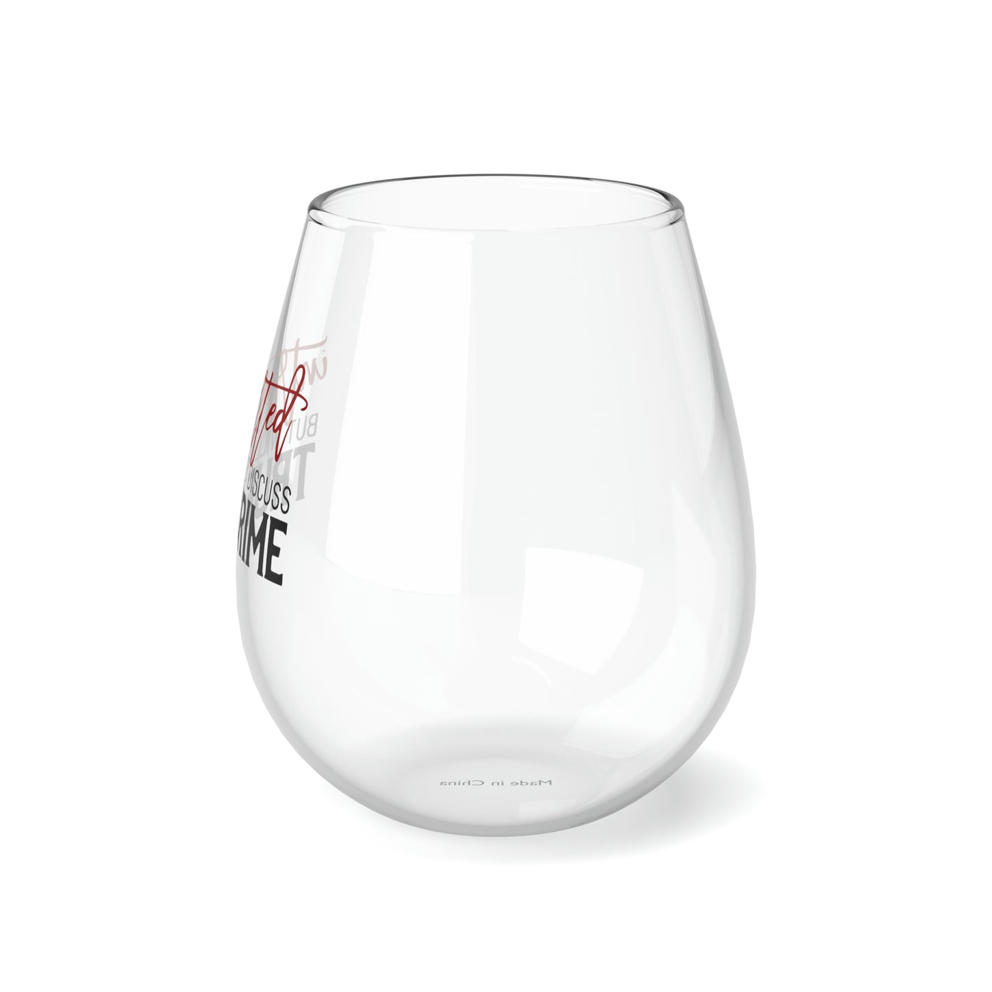 Stemless Wine Glass, 11.75oz