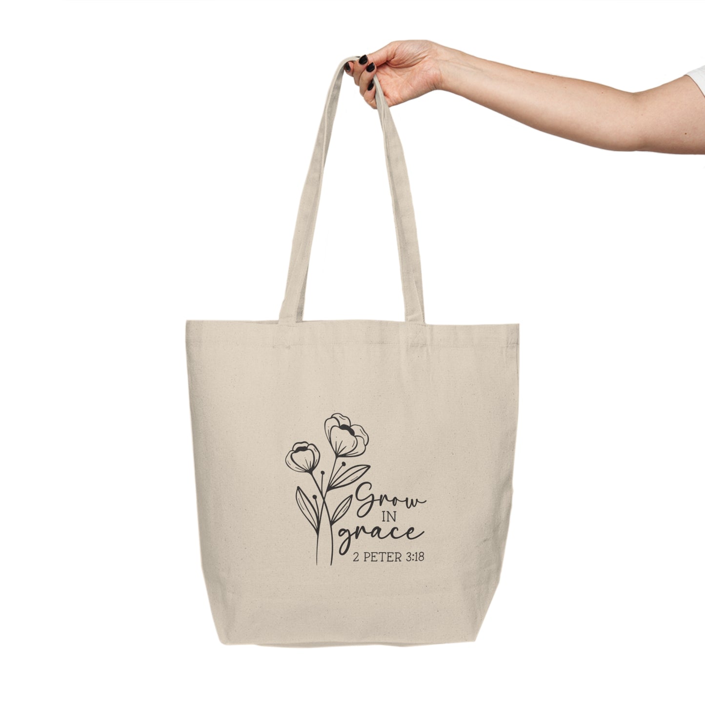 Canvas Shopping Tote